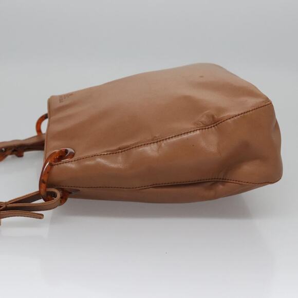 PRADA Shoulder Bag Leather Brown - Picture 5 of 9